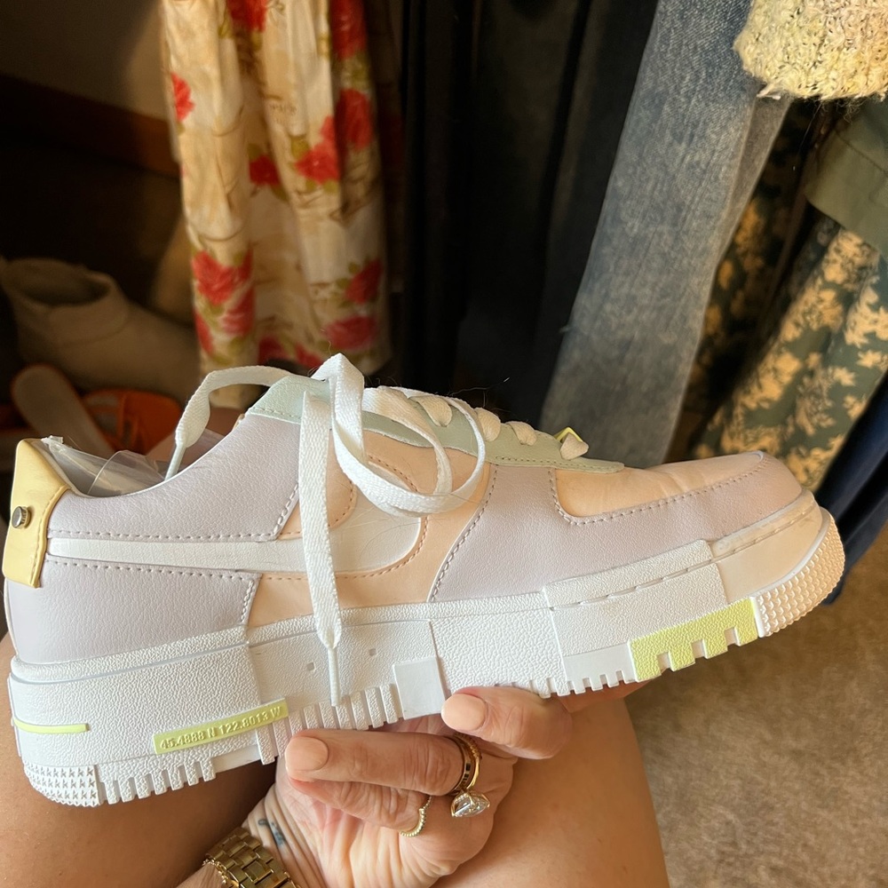 Nike White and Pastel Sneakers